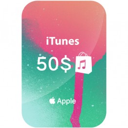 iTunes 50$ Gift Card دیجیتالی